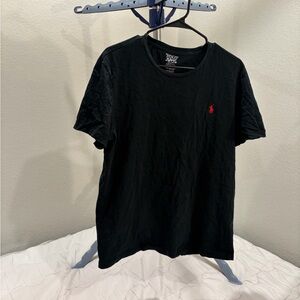 Polo by Ralph Lauren Black Tee with Red Logo